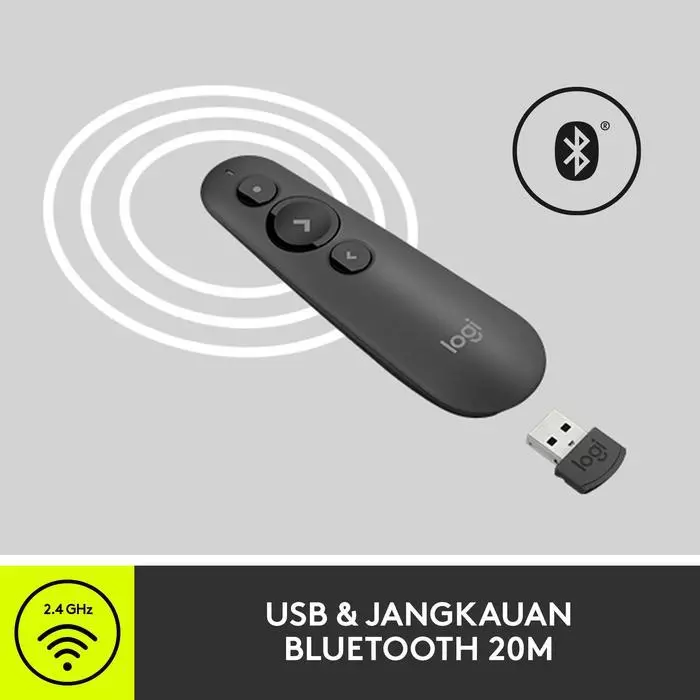 Logitech Logitech R500s Remote Pointer Presentasi Wireless Laser Merah Merah Harga Rp 690.000 Toko Medan