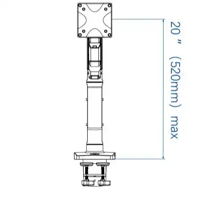 North Bayou North Bayou G60 Bracket TV (27"- 45") Harga Rp 1.000.000 Toko Medan