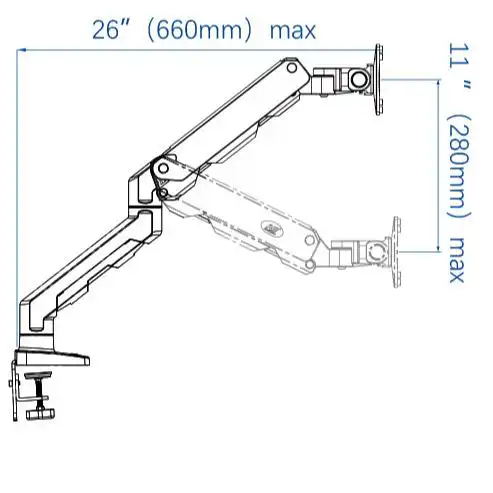 North Bayou North Bayou G60 Bracket TV (27"- 45") Harga Rp 1.000.000 Toko Medan