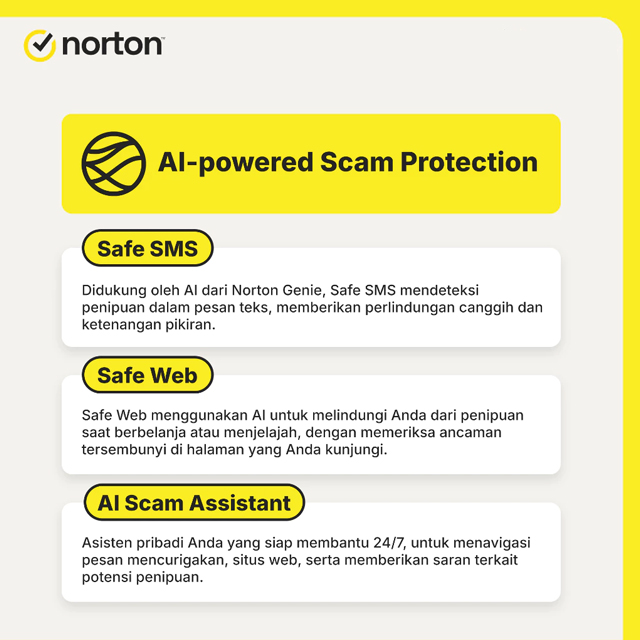Norton Norton Antivirus Plus 1 Device 1 Year (NON VPN) Harga Rp 189.000 Toko Medan