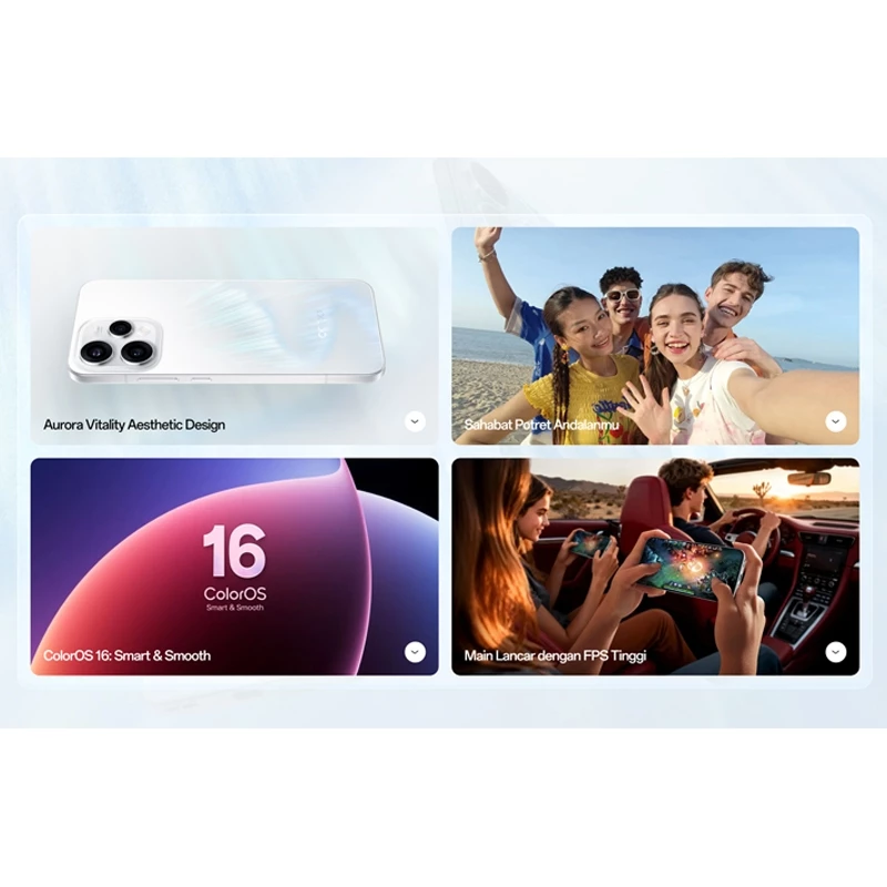 OPPO OPPO Reno15 5G 8/256GB | 12/256GB - Garansi Resmi Harga Rp 8.299.000 Toko Medan