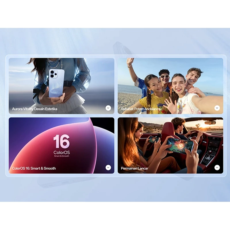 OPPO OPPO Reno15 F 5G 8/256GB | 12/256GB - Garansi Resmi Harga Rp 6.499.000 Toko Medan