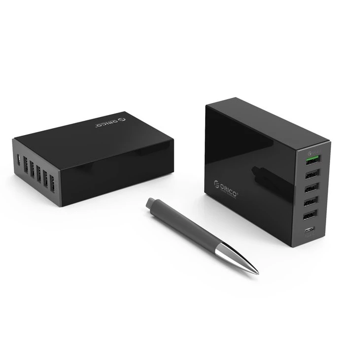 ORICO Orico TSL-6U 6 ports QC 2.0 Type C Desktop Charger Harga Rp 150.000 Toko Medan