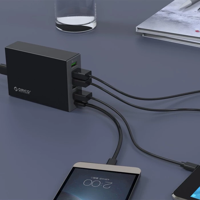 ORICO Orico TSL-6U 6 ports QC 2.0 Type C Desktop Charger Harga Rp 150.000 Toko Medan