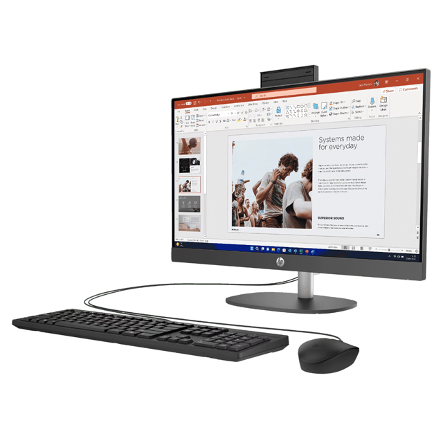 HP PC HP AIO ProOne 245 G10 - AW0T7PT /AMD Ryzen 5-7520U/16GB/512GB SSD/AMD Radeon Graphics/23.8" FHD/Win 11 Pro/Black/5Y ...