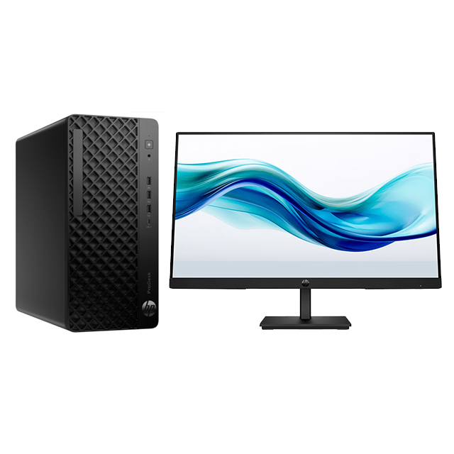 HP PC HP ProDesk 4 G1i Tower /Intel Core Ultra 5-225/16GB/512GB SSD/Intel Graphics/23.8" FHD/Win 11 Pro/Black/3Y Black Har...