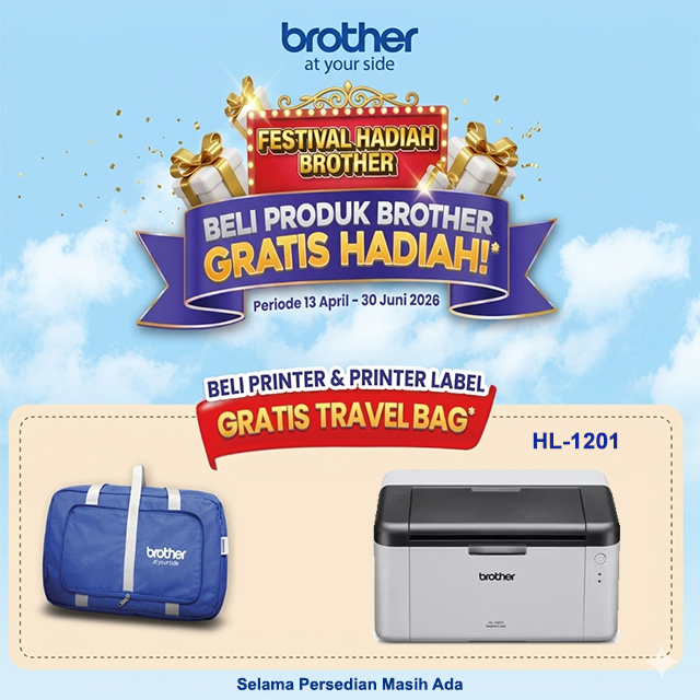 Brother Brother Printer Mono Laser HL-1201 A4 - Print Only Harga Rp 1.400.000 Toko Medan