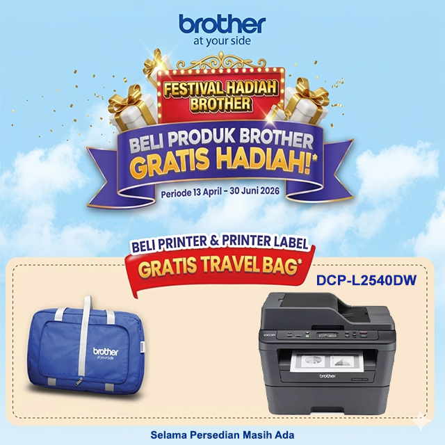 Brother Brother Printer Mono Laser DCP-L2540DW A4 WiFi - All In One (Print, Scan, Copy) Harga Rp 3.600.000 Toko Medan