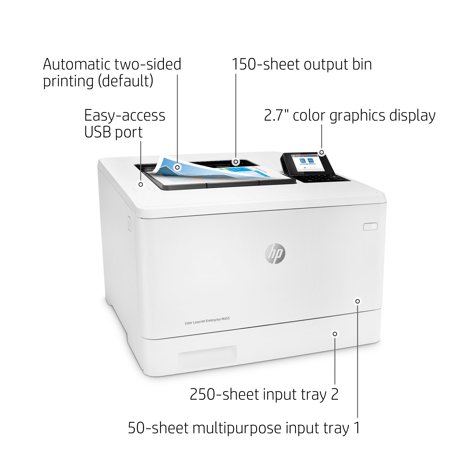 HP Printer HP Color LaserJet Enterprise M455dn Harga Rp 12.300.000 Toko Medan