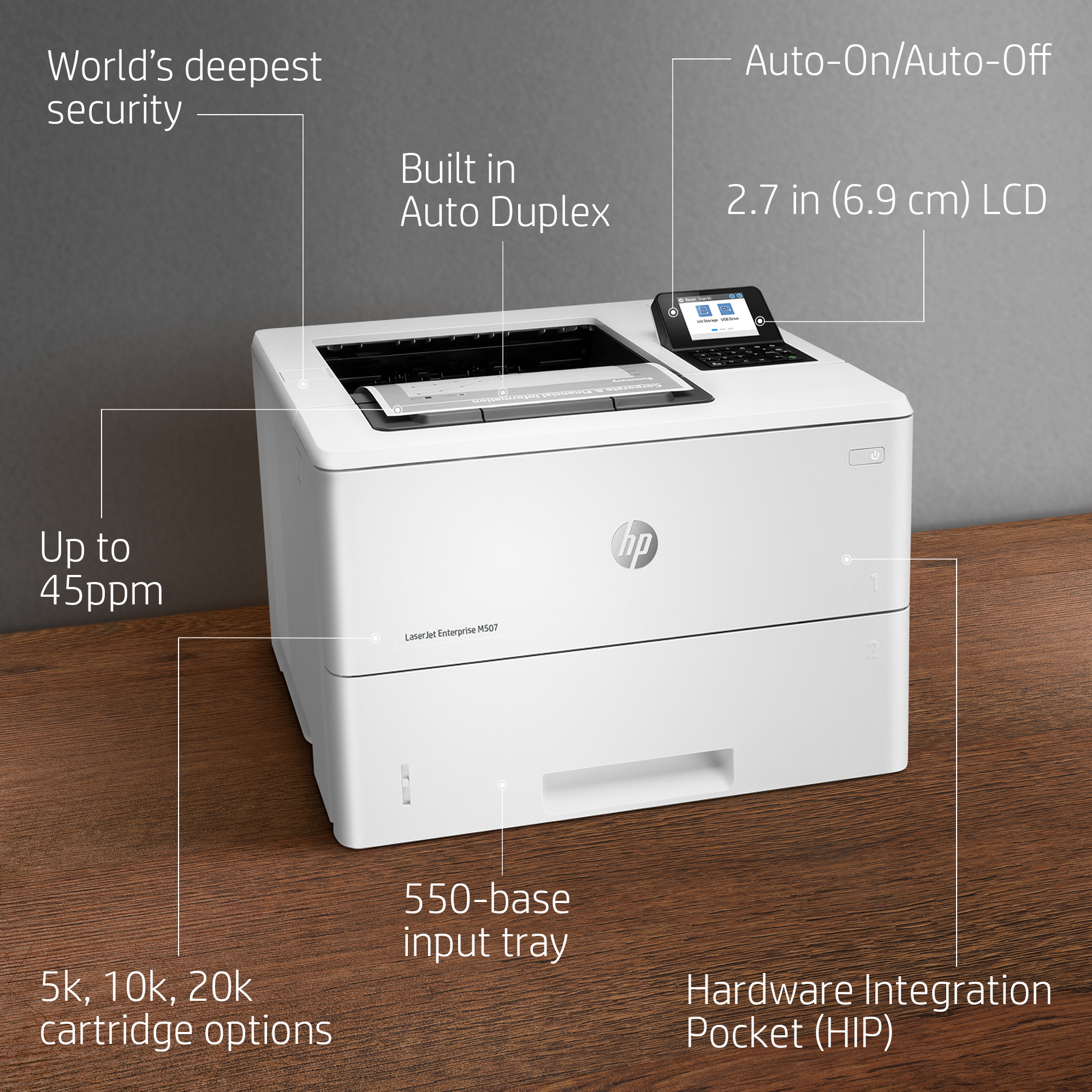 HP Printer HP LaserJet Enterprise M507dn Harga Rp 13.800.000 Toko Medan