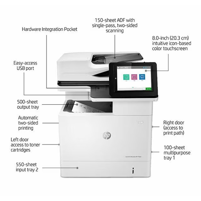 HP Printer HP LaserJet Enterprise MFP M634dn Harga Rp 32.500.000 Toko Medan