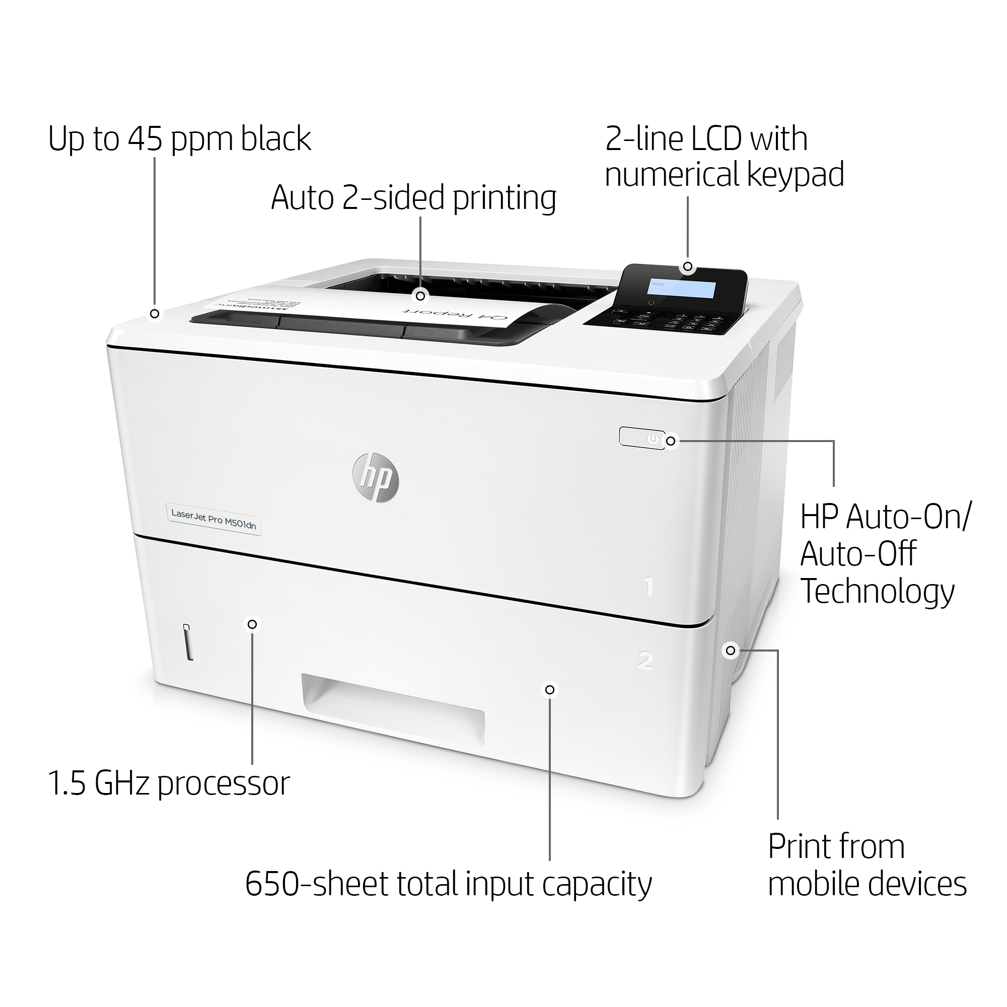 HP Printer HP LaserJet Pro M501dn Harga Rp 9.300.000 Toko Medan