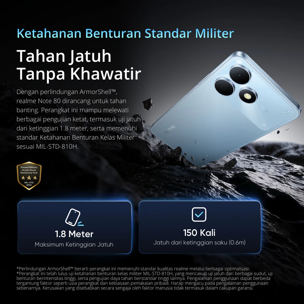 realme Realme Note 80 4/64GB | 4/128GB - Garansi Resmi Harga Rp 1.670.000 Toko Medan