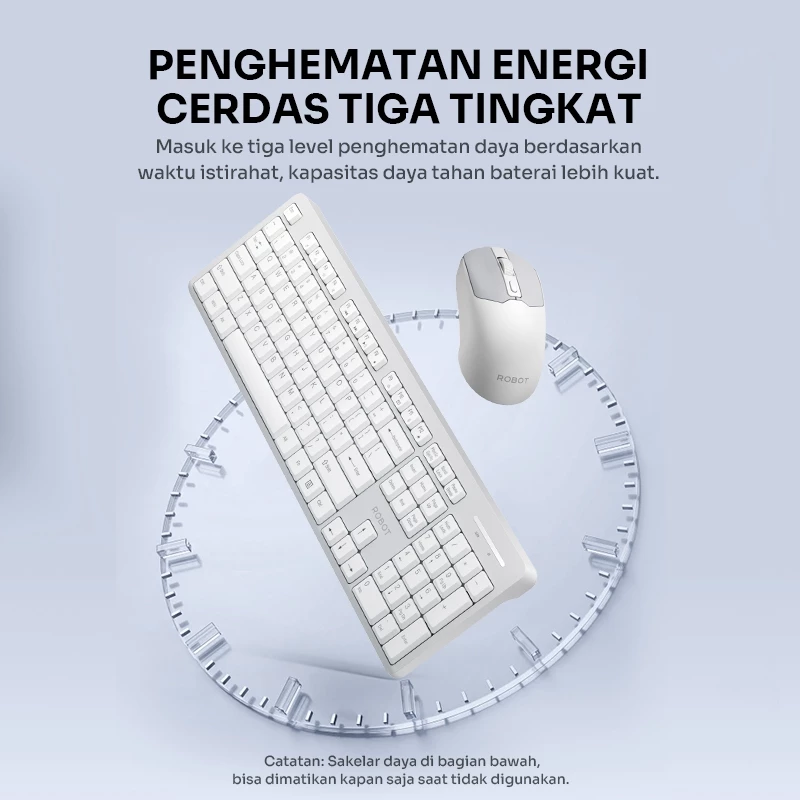 Robot Robot Keyboard & Mouse KM3800 Wireless Combo Silent Click Harga Rp 210.000 Toko Medan