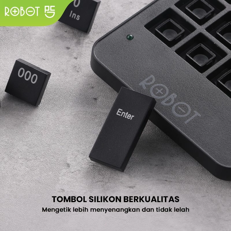 Robot Robot Keyboard RK01 Wired Numeric Black Black Harga Rp 65.000 Toko Medan