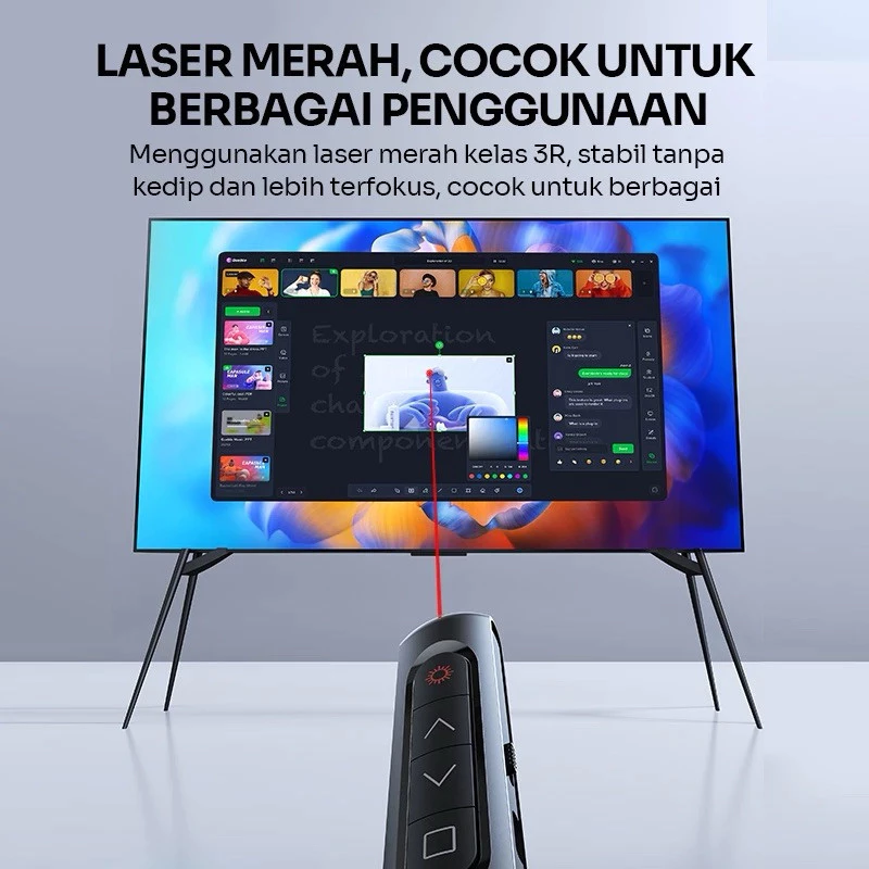 Robot Robot Laser Pen RLP01 Pointer Remote Wireless Multifungsi Harga Rp 80.000 Toko Medan