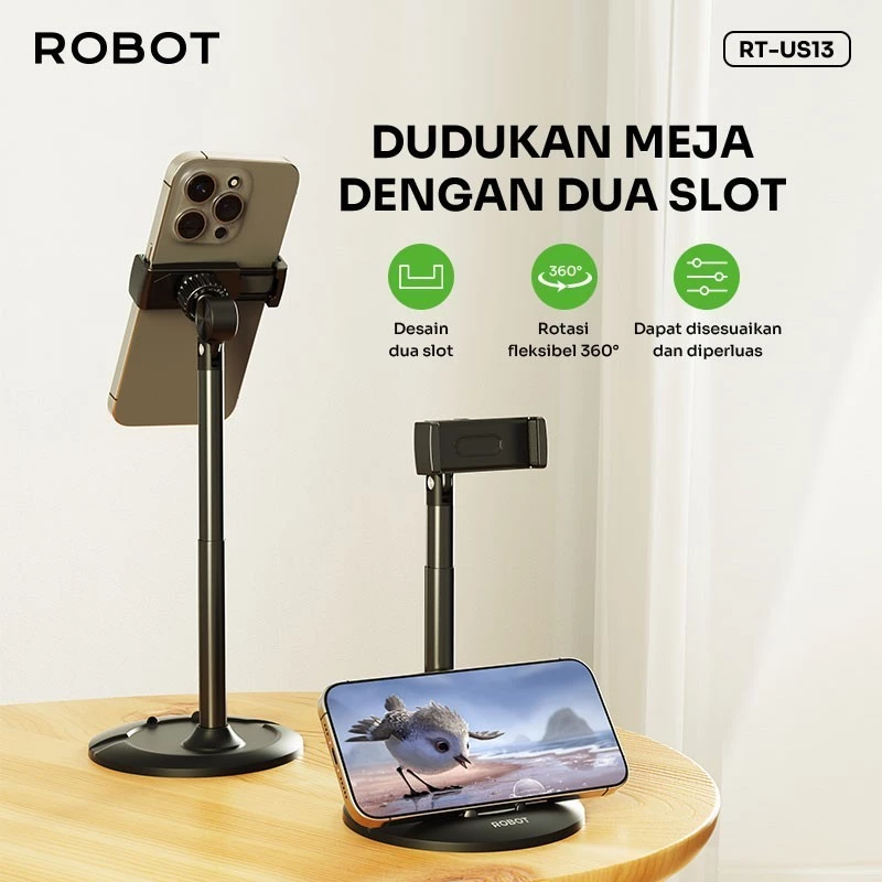 Robot Robot RT-US13 Stand Holder Handphone Live Streaming Harga Rp 99.000 Toko Medan