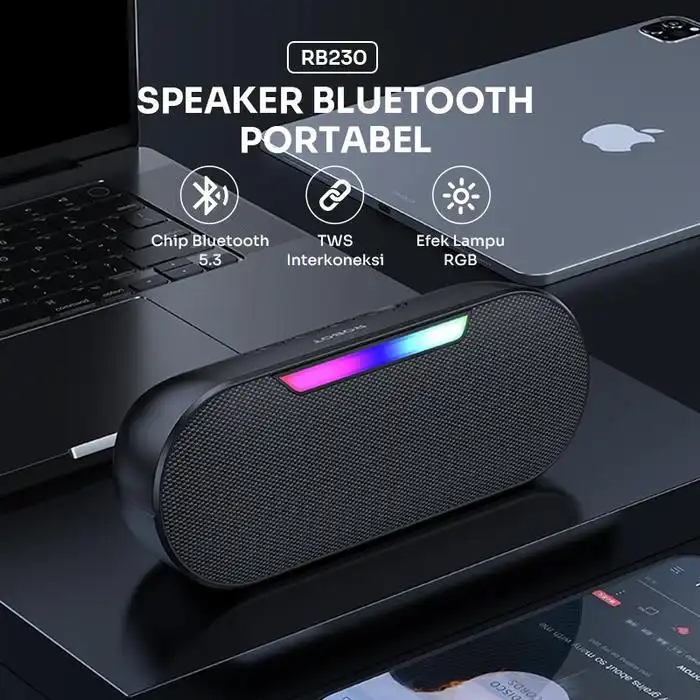Robot Speaker RB230 Bluetooth 5.3 Super Bass Portable - robot-speaker-rb230-bluetooth-53-super-bass-portable-1759738775-292.webp