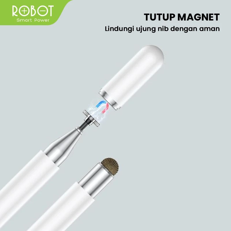 Robot Robot Stylus Pen RSP01 Universal 2in1 Capatitive for Mobile Tablet PC Harga Rp 69.000 Toko Medan