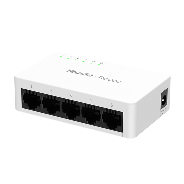 RUijie Ruijie Switch RG-ES05F 5-Port 10/100 Mbps Unmanaged Non-PoE Harga Rp 110.000 Toko Medan