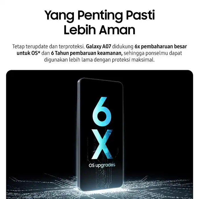 Samsung Samsung Galaxy A07 LTE 6GB-128GB | 8GB-256GB Garansi Resmi Harga Rp 1.960.000 Toko Medan