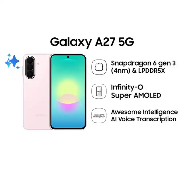 Samsung Samsung Galaxy A27 5G 6GB/128GB | 8GB/256GB - Garansi Resmi Harga Rp 5.499.000 Toko Medan