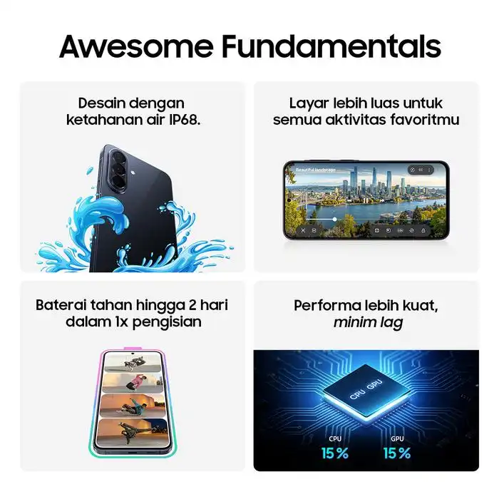 Samsung Samsung Galaxy A57 5G 8GB/128GB | 8GB/256GB | 12GB/256GB - Garansi Resmi Harga Rp 8.149.000 Toko Medan