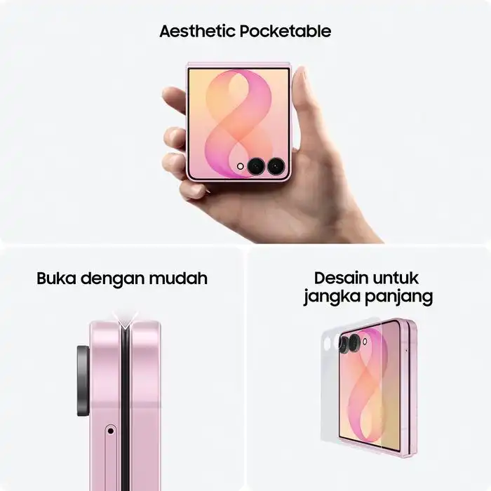 Samsung Samsung Galaxy Z Flip8 12GB/256GB | 12GB/512GB - Garansi Resmi Harga Rp 22.999.000 Toko Medan