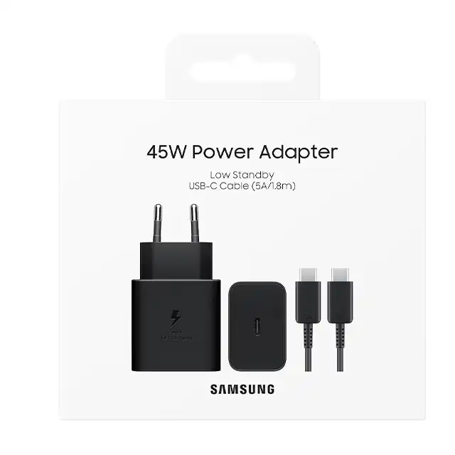 Samsung Samsung Travel Adapter Charger 45W With Cable - Power Adapter - Type C Harga Rp 549.000 Toko Medan