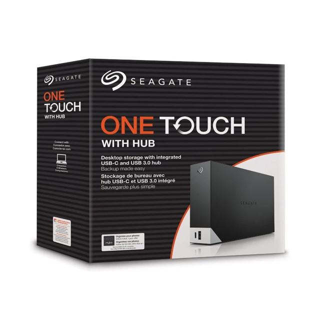 Seagate Seagate Harddisk External One Touch Desktop Hub USB 3.0 - 20TB Harga Rp 9.200.000 Toko Medan
