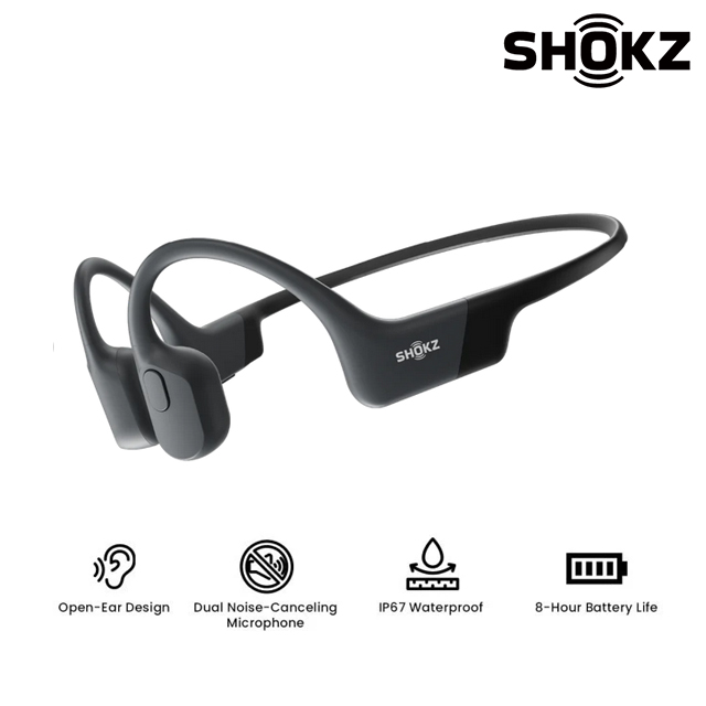 Shokz Shokz OpenRun Bone Conduction Open-Ear Sport Headphone Harga Rp 2.059.000 Toko Medan