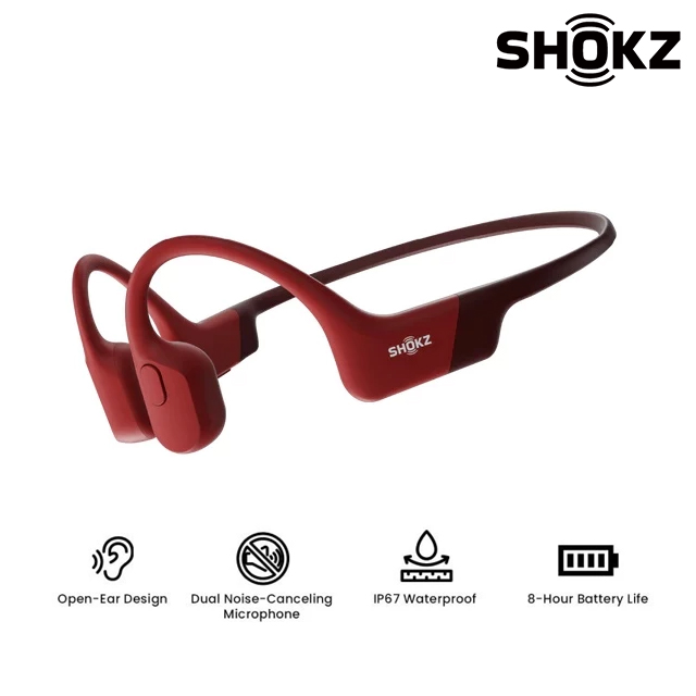 Shokz Shokz OpenRun Bone Conduction Open-Ear Sport Headphone Harga Rp 2.059.000 Toko Medan