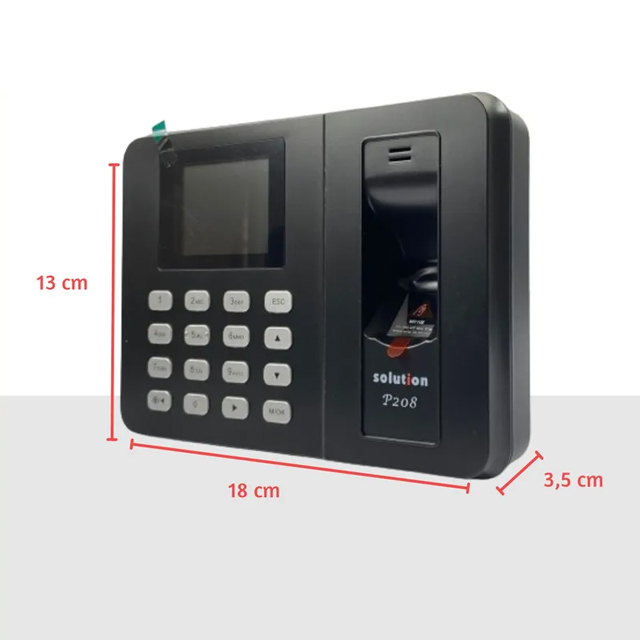 Solution Solution P208 Mesin Absensi Fingerprint Harga Rp 575.000 Toko Medan