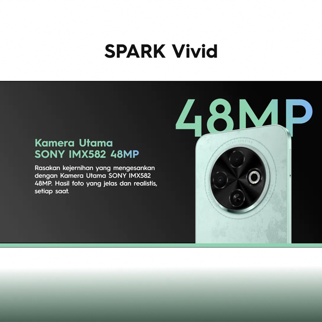 Tecno Tecno Spark 30C 6/128GB - Garansi Resmi Harga Rp 1.699.000 Toko Medan