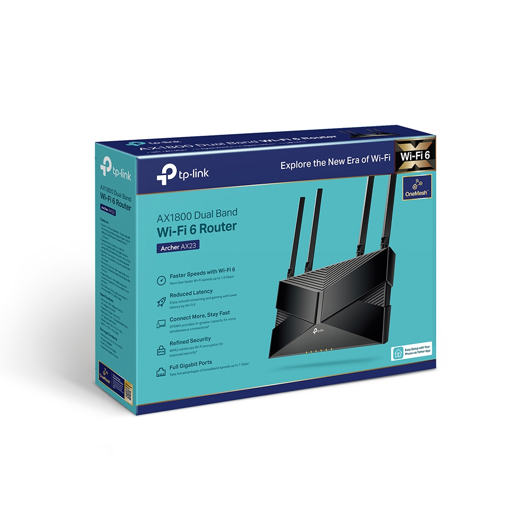 TP-Link TP-Link Archer AX23 AX1800 Dual Band Wi-Fi 6 Router Harga Rp 860.000 Toko Medan