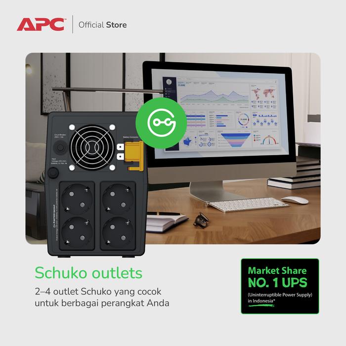 APC UPS APC BVG700I-GR Easy UPS 700VA Tower 230V Harga Rp 799.000 Toko Medan