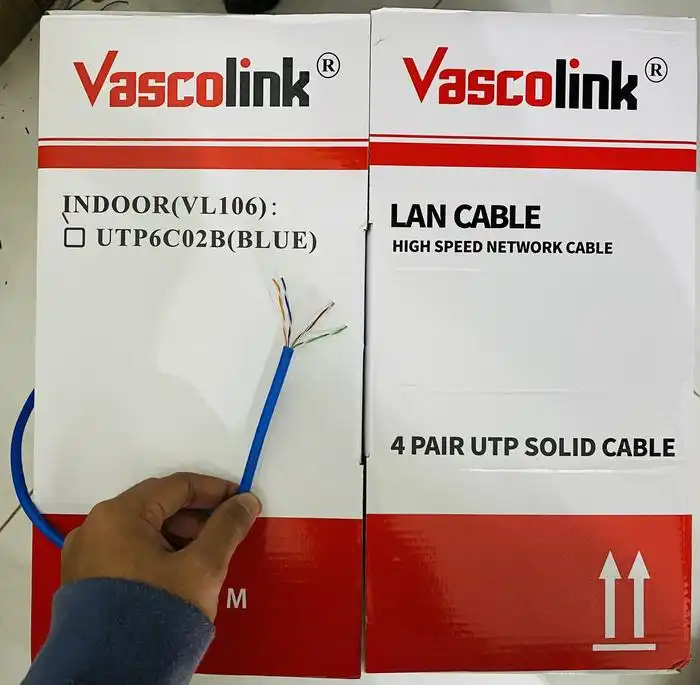 Vascolink Cable UTP UTP6C02B Cat 6 Blue 23AWG PVC - vascolink-cable-utp-utp6c02b-cat-6-blue-23awg-pvc-1759129211-261.webp