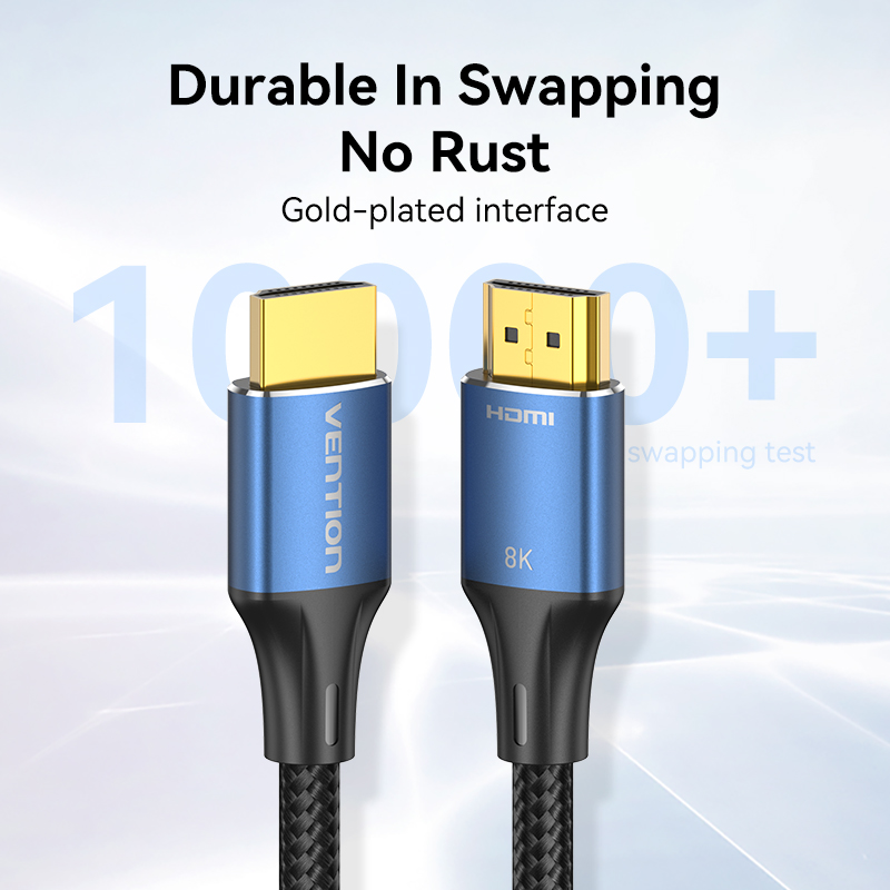 Vention Vention ALG Kabel HDMI Male to Male 8K Cotton Braided - 2M Harga Rp 190.000 Toko Medan