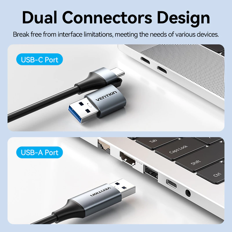 Vention Vention CFQ USB-C/USB-A to Gigabit Ethernet Adapter Harga Rp 240.000 Toko Medan
