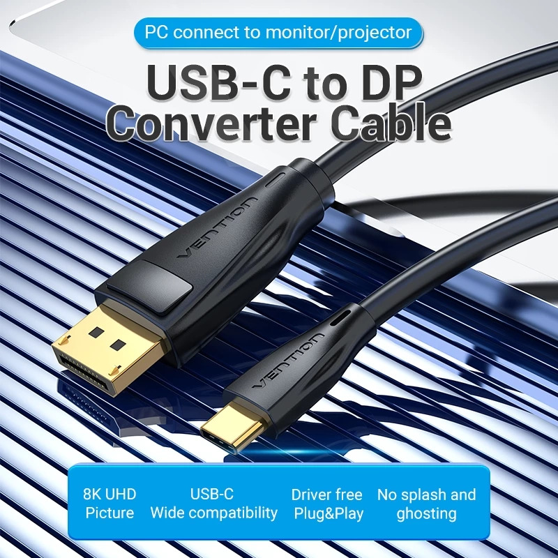 Vention Vention CGY Kabel USB Type C 3.1 to DP DisplayPort - 2M Harga Rp 185.000 Toko Medan