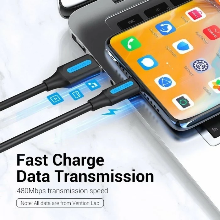 Vention Vention COK Kabel Data USB A 2.0 to Type C Fast Charging - 0.5M Harga Rp 50.000 Toko Medan