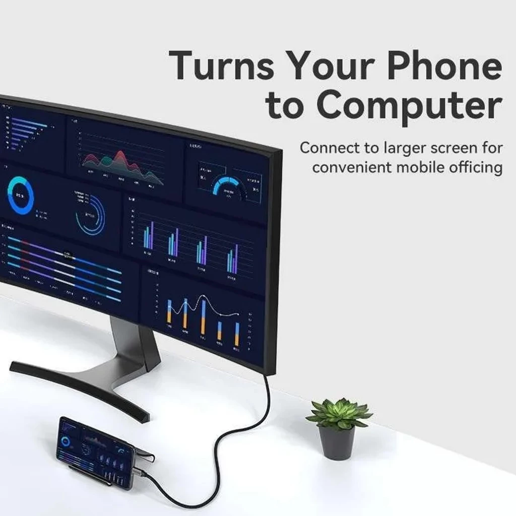 Vention Vention CRB Kabel Converter USB Type-C to HDMI - 1.5M Harga Rp 245.000 Toko Medan