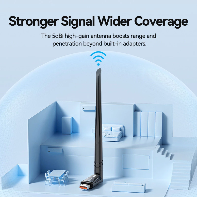 Vention Vention KDW Wireless USB Adapter Dongle WiFi Dual Band Antenna Harga Rp 230.000 Toko Medan