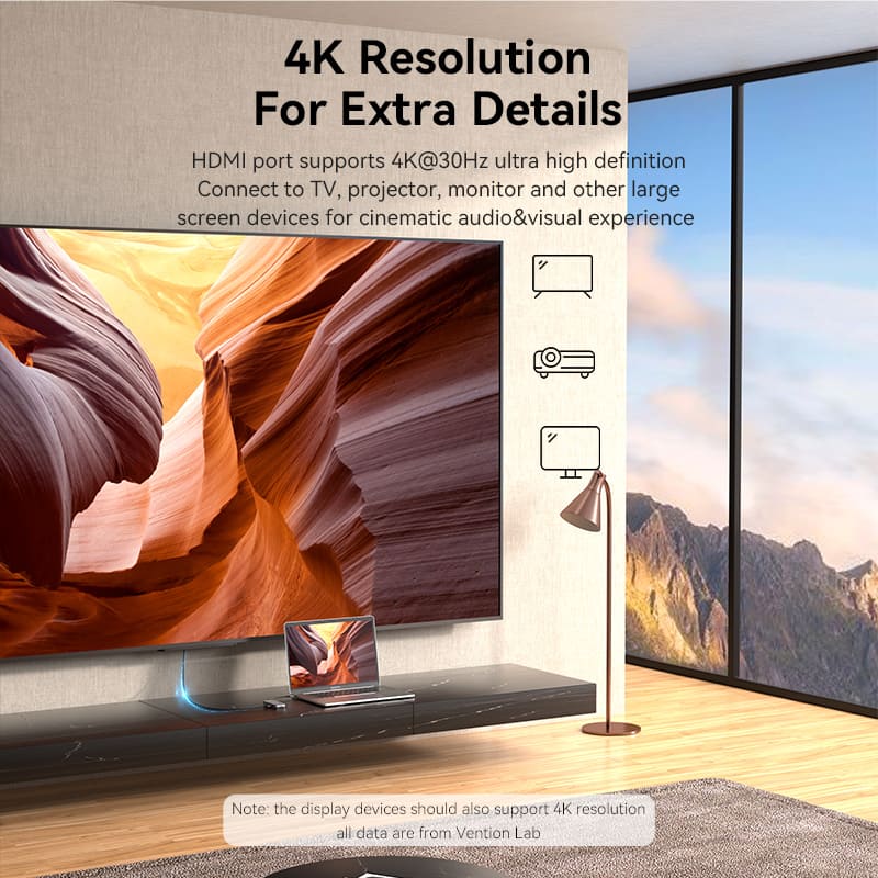 Vention Vention TFM Converter 7in1 USB-C Docking Station Harga Rp 165.000 Toko Medan