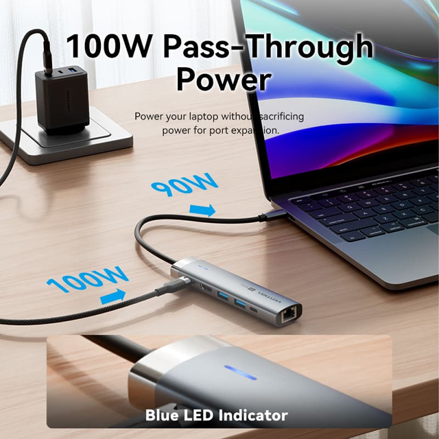Vention Vention TGN Converter 6in1 USB-C Docking Station Harga Rp 405.000 Toko Medan