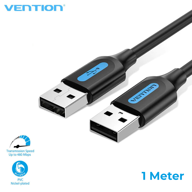 Vention Vention COJ Kabel USB 2.0 A Male to A Male PVC Type Black Harga Rp 50.000 Toko Medan