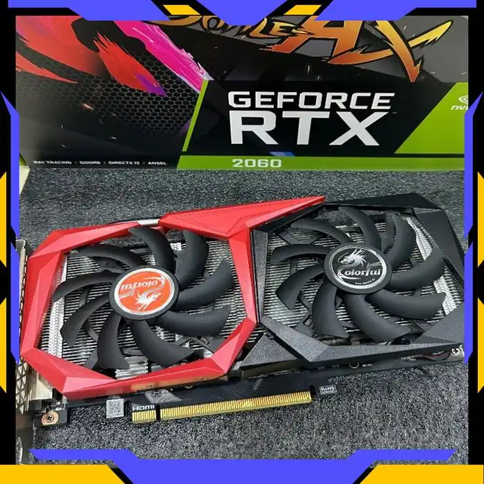 Colorful VGA COLORFUL GEFORCE RTX 2060 NB-V - BATTLE-AX 6GB GDDR6 LIKE NEW Harga Rp 2.700.000 Toko Medan