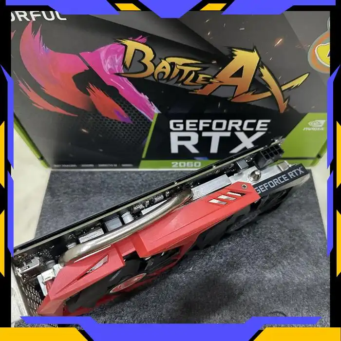 Colorful VGA COLORFUL GEFORCE RTX 2060 NB-V - BATTLE-AX 6GB GDDR6 LIKE NEW Harga Rp 2.700.000 Toko Medan