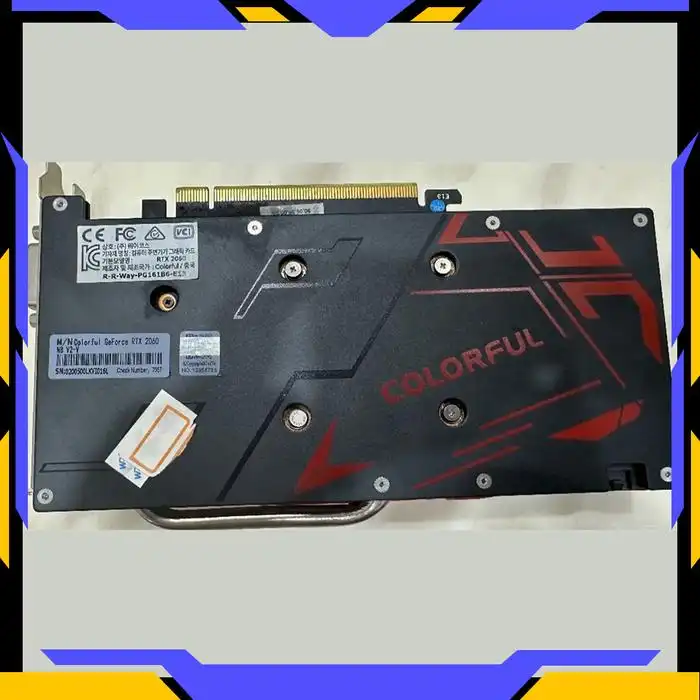 Colorful VGA COLORFUL GEFORCE RTX 2060 V2-V BATTLE-AX 6GB GDDR6 LIKE NEW Harga Rp 2.600.000 Toko Medan