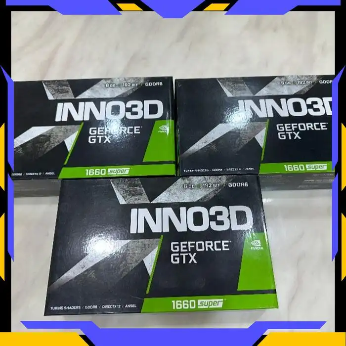 INNO3D VGA INNO3D GTX 1660S SUPER 6GB 192 BIT GDDR6 Nvidia Geforce LIKE NEW Harga Rp 2.350.000 Toko Medan